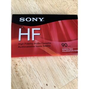 (New)Sony HF 90 Minute High Fidelity Normal Bias Blank Audio Cassette Tape